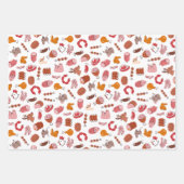 肉シーフード農家市場の家禽在庫 ラッピングペーパーシート (正面)