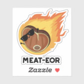 肉ステーキおもしろいパン シール (シート)