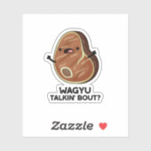 肉ステーキパおもしろいンの和牛タルキン シール (シート)