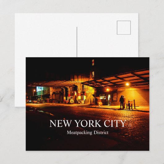 肉パック地区 ポストカード (正面/裏面)