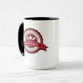 肉パーティーの大きいマグ マグカップ (正面左)