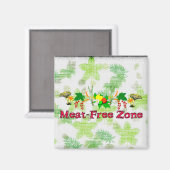 肉フリーゾーン マグネット (正面/裏面)