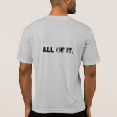 肉ヘッド体育館のワイシャツ Tシャツ (裏面)