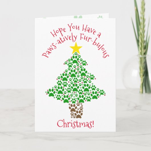 肉付きで毛皮いっぱいキュートなペット好き シーズンカード (正面)