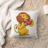 肉付きライオン クッション (ブランケット)