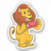 肉付きライオン シール (正面)