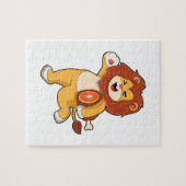 肉付きライオン ジグソーパズル (横)