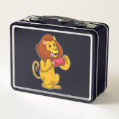 肉付きライオン メタルランチボックス (裏面)