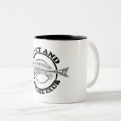 肉付けおよび解放 ツートーンマグカップ (正面右)