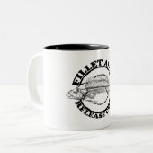 肉付けおよび解放 ツートーンマグカップ (正面左)