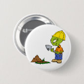 肉体労働者のエイリアン 缶バッジ (正面&裏面)