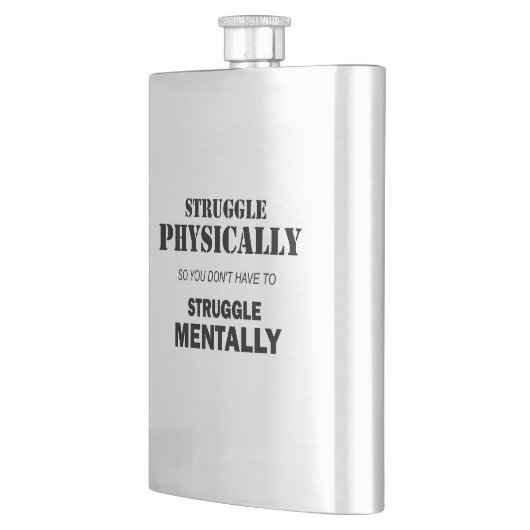 肉体的に精神的に苦しむ フラスク (左)