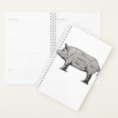 肉切りブタ図 プランナー手帳 (ディスプレー)