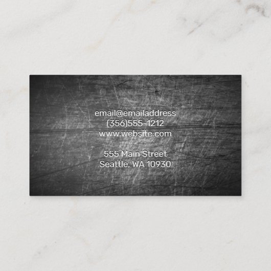 肉切り包丁 | 家畜 名刺 (裏面)