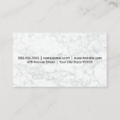 肉切り器 |白大理石 名刺 (裏面)