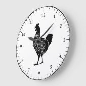 肉切り ラージ壁時計 (傾斜)