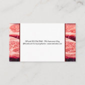 肉包丁 | ビーフステークス 名刺 (裏面)