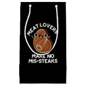 肉好きミスマステーキフードプンダークBG スモールペーパーバッグ (正面)