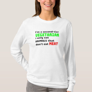肉好き肉食おもしろい者の皮肉ギフト Tシャツ