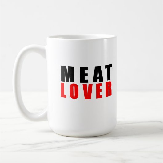 肉好き コーヒーマグカップ (左)