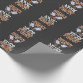 肉屋おもしろいライフミートサーバーソーセージ愛好者 ラッピングペーパー (角)