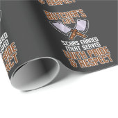 肉屋おもしろいライフミートサーバーソーセージ愛好者 ラッピングペーパー (ロールコーナー)