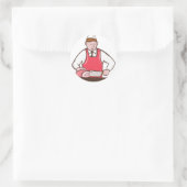 肉屋のシール ラウンドシール (バッグ)