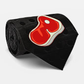 肉屋のステーキ;黒 ネクタイ (ロール)