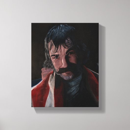 肉屋のビル キャンバスプリント (正面)