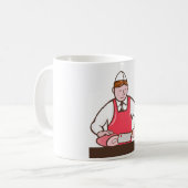 肉屋のマグ コーヒーマグカップ (正面左)