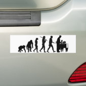 肉屋の屠殺場のT骨のステーキの全盛の切口 バンパーステッカー (車上)