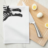 肉屋の牛肉は牛のダイアグラムのキッチンタオルギフトをカット キッチンタオル (四つ折り)