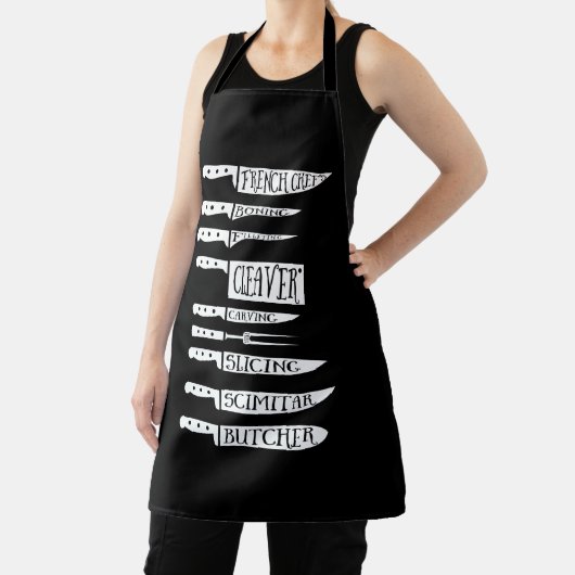 肉屋の肉切りをレシピする訓練生シェフ調理師ナイフ エプロン (インサイチュ)