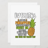 肉屋はパイナップルのようなものだ。 シーズンカード (正面/裏面)