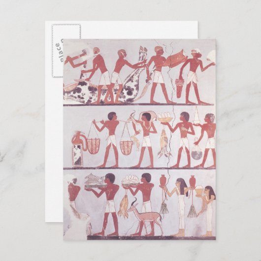 肉屋や召使の連れ込みシーン ポストカード (正面/裏面)