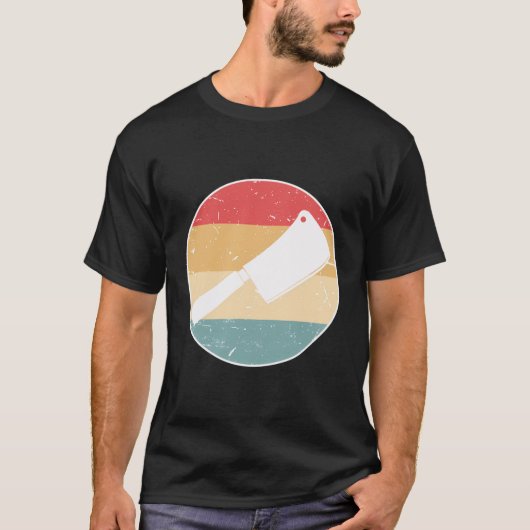肉屋レトロ肉屋 Tシャツ (正面)