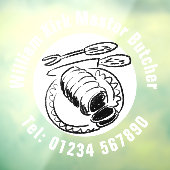 肉屋 ウィンドウサイン (シート3)