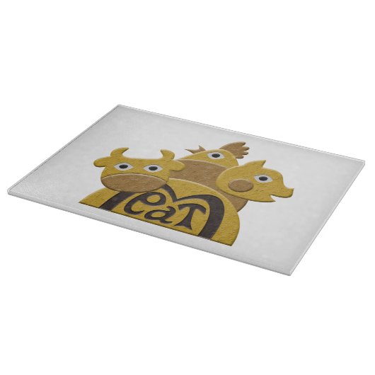 肉屋 カッティングボード (角)