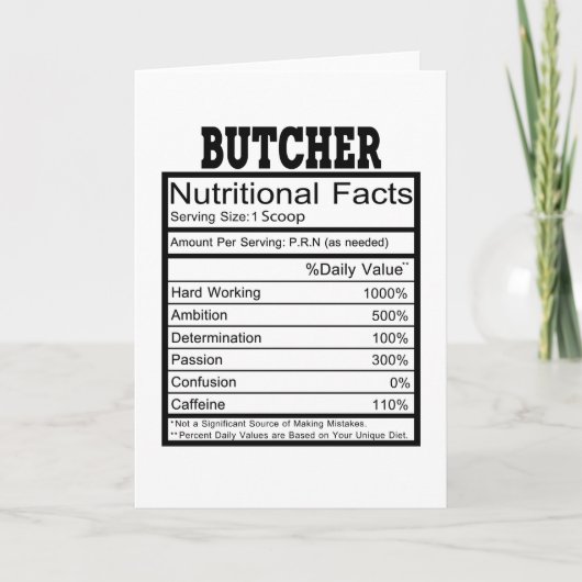 肉屋 カード (正面)