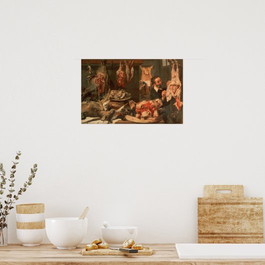 肉屋 ポスター (キッチン)