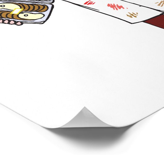 肉屋 ポスター (角)