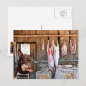 肉屋 ポストカード (正面/裏面)