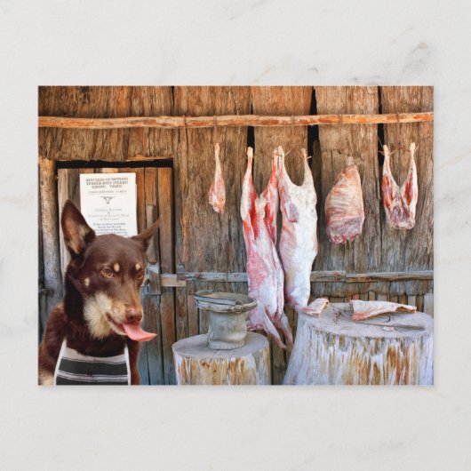 肉屋 ポストカード (正面)