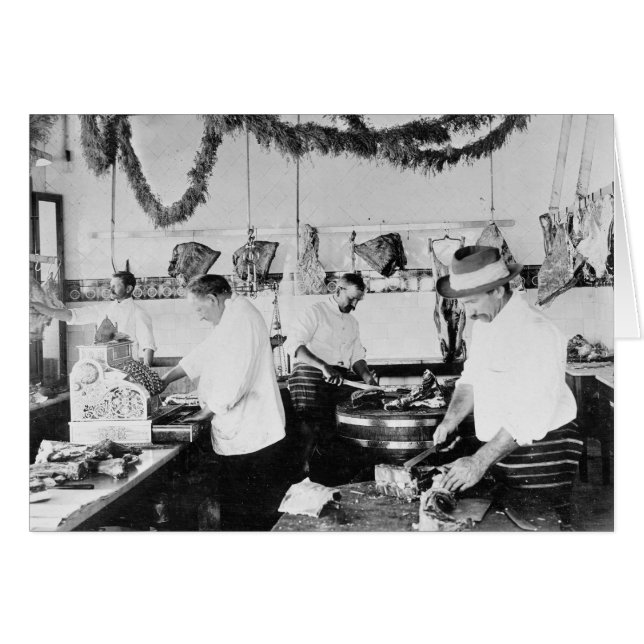 肉屋, 1895年 (正面横)