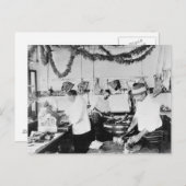 肉屋， 1895 ポストカード (正面/裏面)