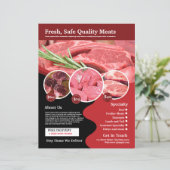 肉屋 | Butcher Shop Flyer (スタンド正面)