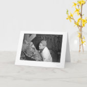 肉屋、(J.S. Yonai) 1943年 カード (黄色い花)