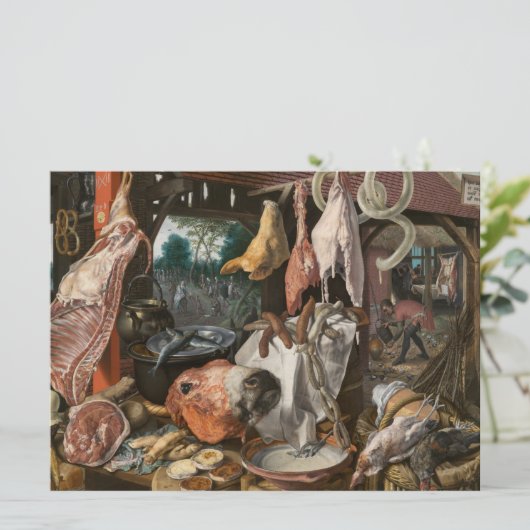 肉屋（Pieter Aertsen著） カード (スタンド正面)