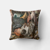 肉屋（Pieter Aertsen著） クッション (裏面)