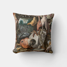 肉屋（Pieter Aertsen著） クッション